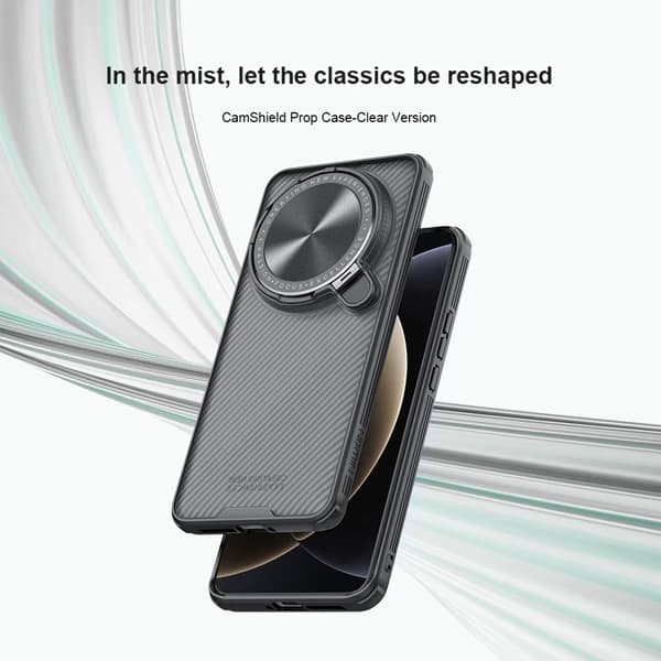 گارد نیمه شفاف کمرا استند Xiaomi 15 Ultra مارک نیلکین مدل Camshield Prop Clear — تصویر ۴