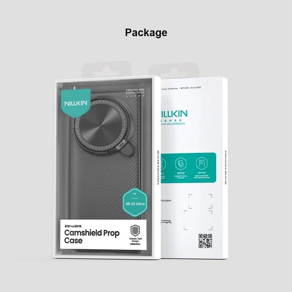 گارد نیمه شفاف کمرا استند Xiaomi 15 Ultra مارک نیلکین مدل Camshield Prop Clear — تصویر ۵