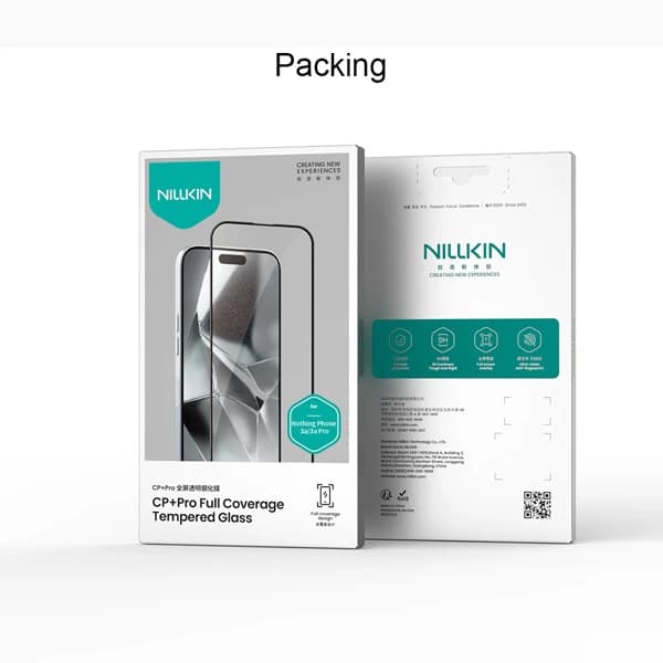 گلس شیشه ای Nothing Phone 3a مارک نیلکین مدل CP+PRO — تصویر ۶