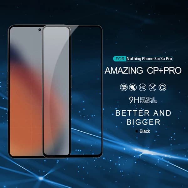 گلس شیشه ای Nothing Phone 3a مارک نیلکین مدل CP+PRO — تصویر ۷