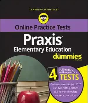 دانلود کتاب Praxis Elementary Education for Dummies with Online Practice Tests