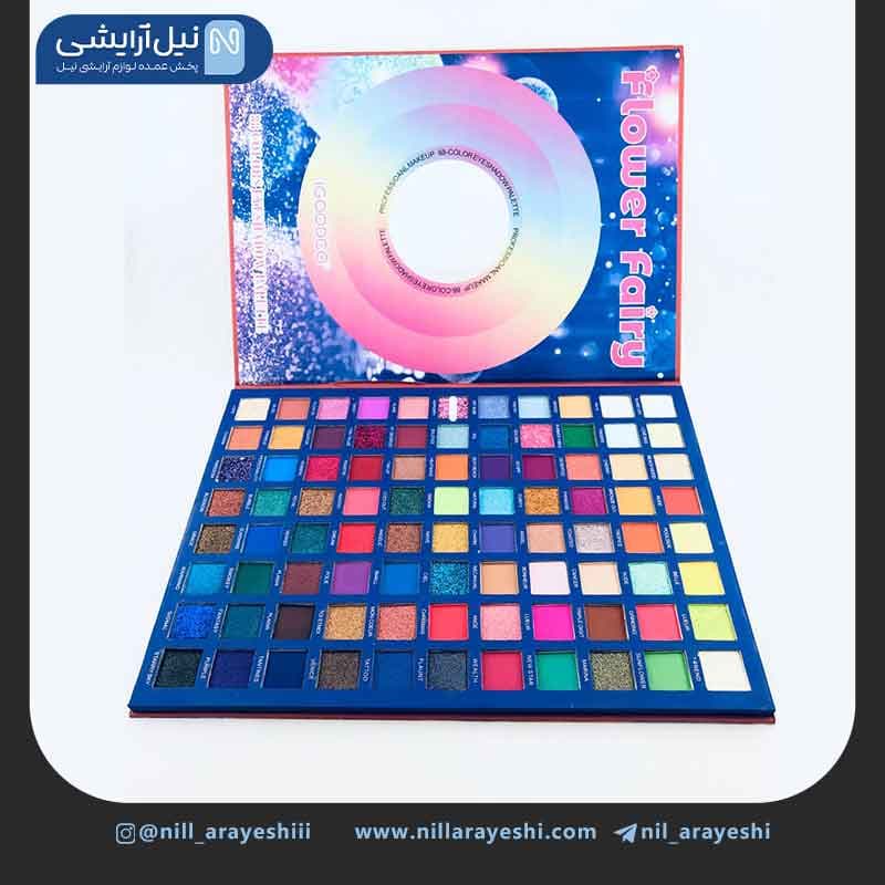 پالت سایه 88 رنگ‌ طرح پرنسس آیگودکو کد lk2858