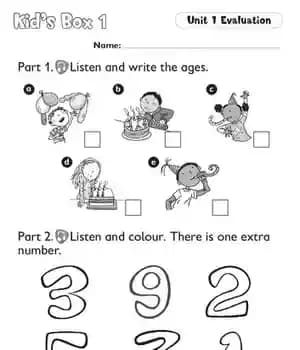 دانلود کتاب Kid’s Box Level 1 Tests