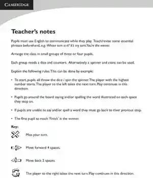 دانلود کتاب Kid’s Box Level 1 Board Games