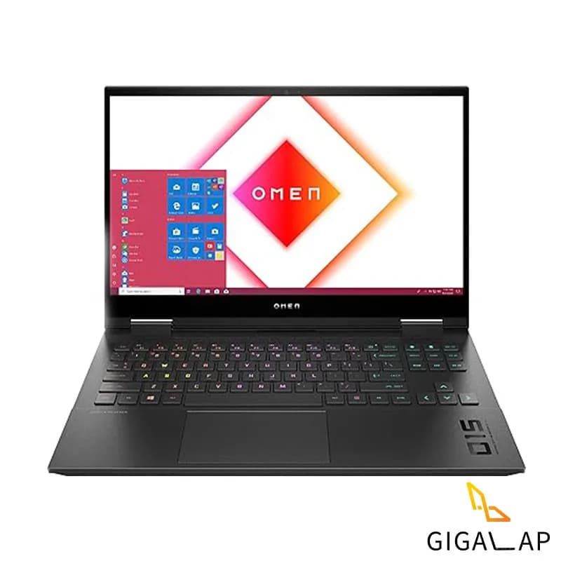 لپ تاپ استوک HP OMEN 15| I7-10750H|16GB|512GB SSD |8GB RTX 2070 |15.6″ FHD 144HZ