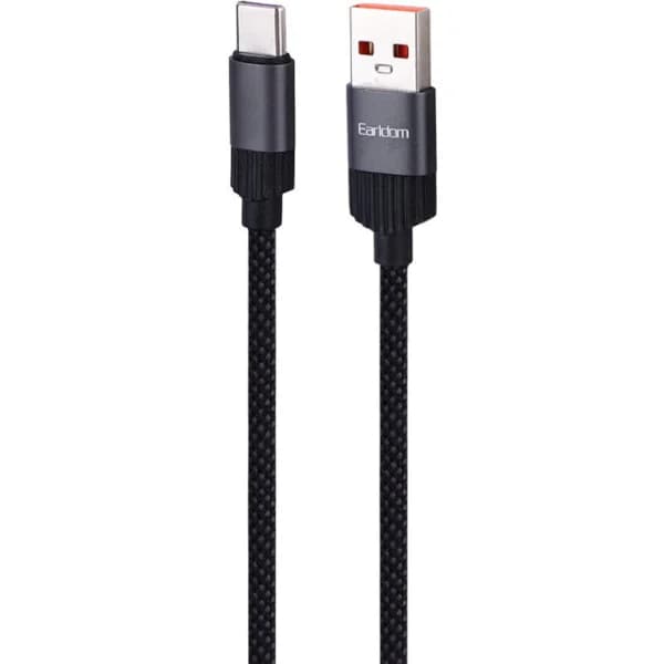 کابل تایپ سی فست شارژ 3 آمپر ارلدام EC-207C طول 1 متر — تصویر ۶