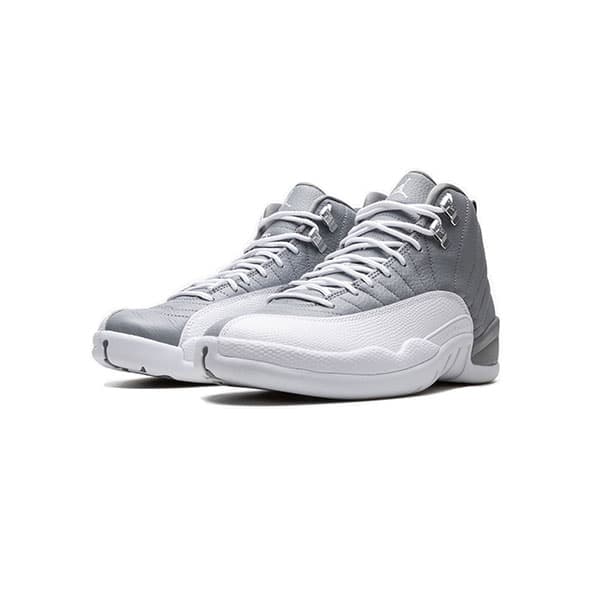 کتونی نایک ایرجردن 12 سفید طوسی Air Jordan 12 Retro Stealth — تصویر ۲