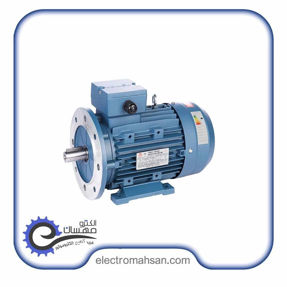 الکتروموتور کاجیلی 1.5کیلووات(2 اسب) سه فاز 1000دور تمام فلنج B35 پوسته آلومینیوم