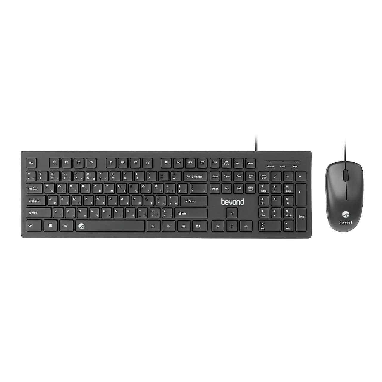 کیبورد و ماوس باسیم beyond مدل BMK-3422 – مشکی