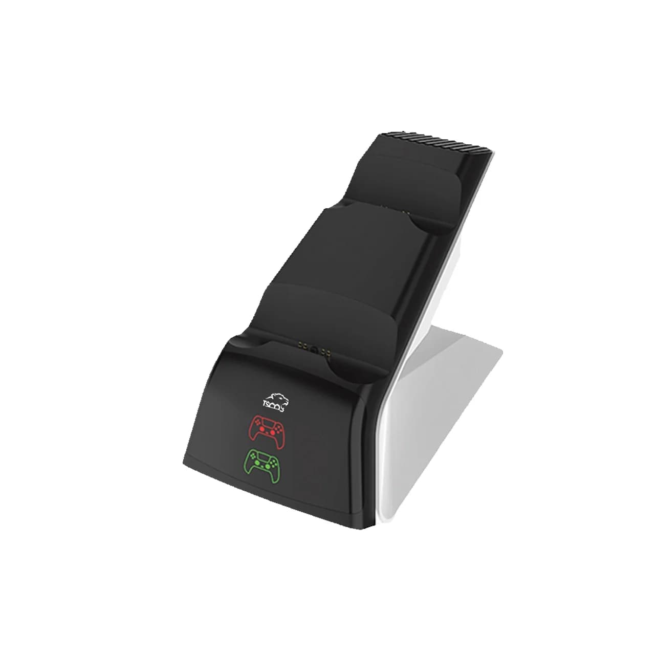 استند و شارژر دسته بازی TSCO PS5 مدل TGC16 – مشکی سفید (گارانتی 18 ماهه تسکو)