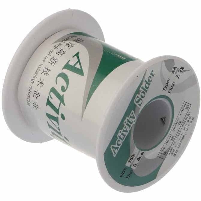 سیم لحیم 250 گرمی اکتیویتی مدل Activity National High-Tech Enterprises SOLDER WIRE 0.8mm