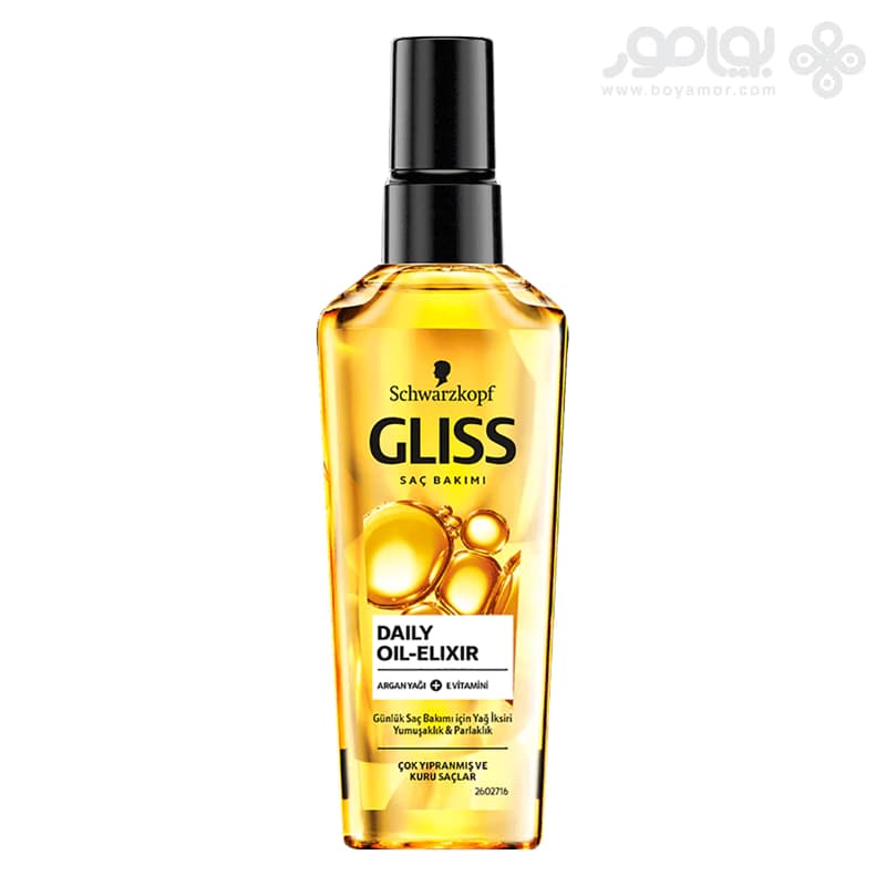روغن آرگان گلیس سری Daily Oil-Elixir حجم 75 میل