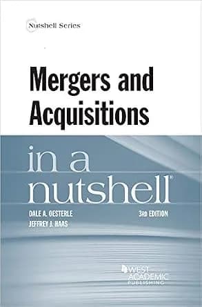 و دانلود نسخه کامل کتاب زبان اصلی Mergers and Acquisitions in a Nutshell (Nutshells) PDF | دانلود کتاب خارجی