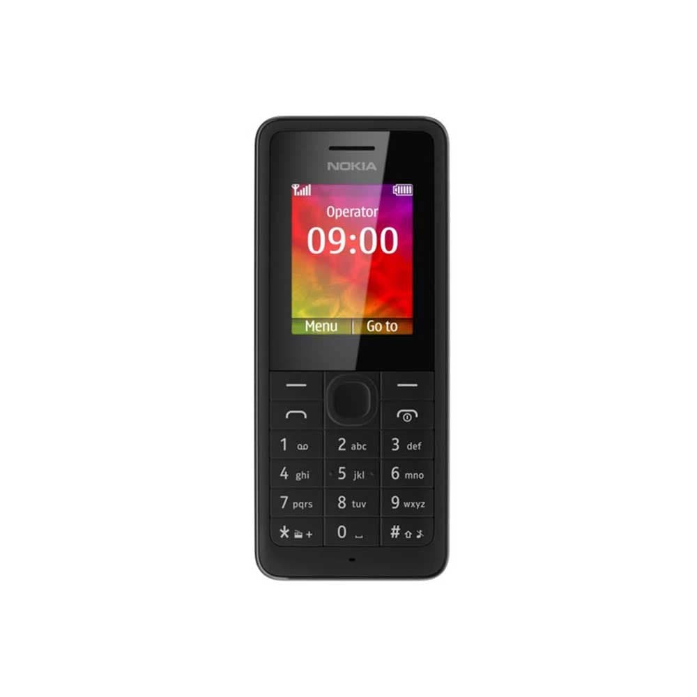 قاب و شاسی کامل گوشی نوکیا Nokia 106 به همراه درب پشت | مشکی | درجه یک
