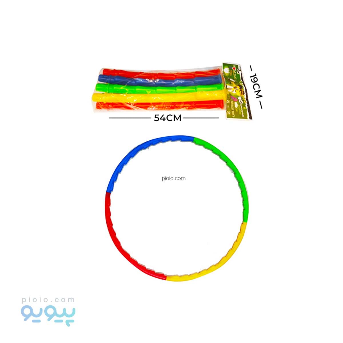 حلقه هولاهوپ 8عددی WORLD TOYS آیتم 8307 عمده و کارتنی