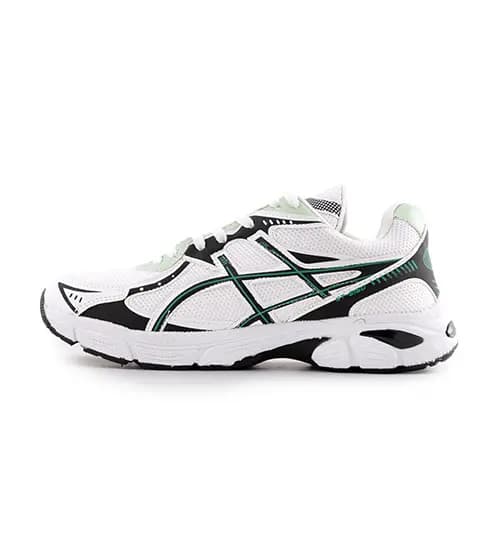 کفش مردانه اسپرت چرم مصنوعی سفید سبز Asics