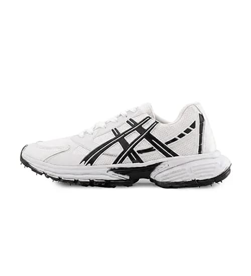کفش مردانه اسپرت چرم مصنوعی سفید مشکی Asics