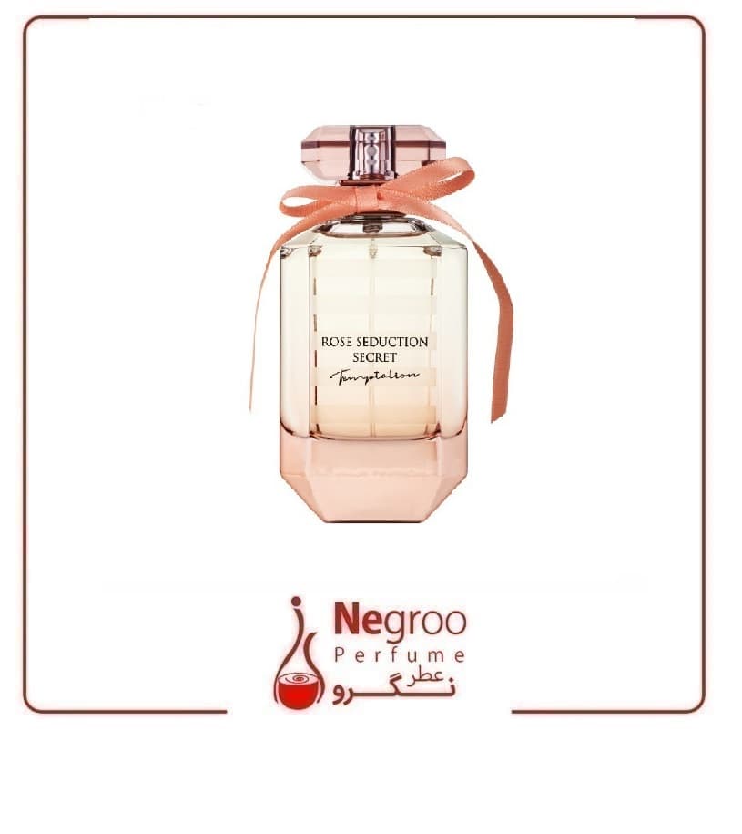 ادکلن زنانه ویکتوریا سکرت تمپتیشن فرگرانس ورد حجم ۱۰۰ میل | Fragrance World Rose Seduction Secret Temptation