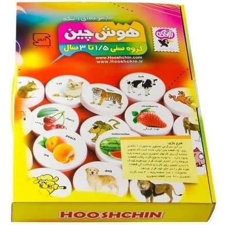 بازی فکری هوش چین مجموعه 1 تکه زاغک مناسب برای کودکان 1/5 تا 3 سال