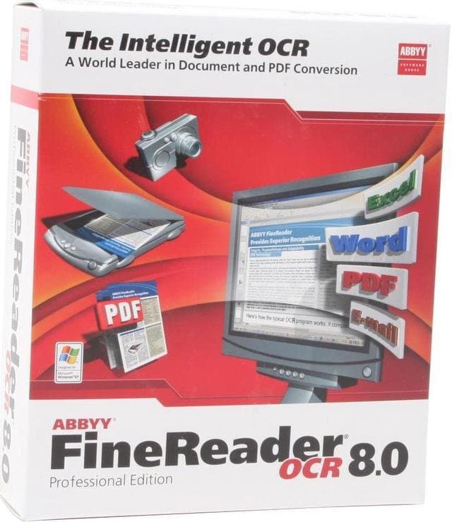 نرم افزار ویندوز Abby Fine Reader 8.0 Professional Edition
