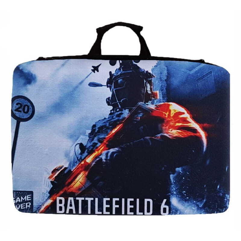 کیف کنسول بازی PS5 طرح Battlefield 6 — تصویر ۲