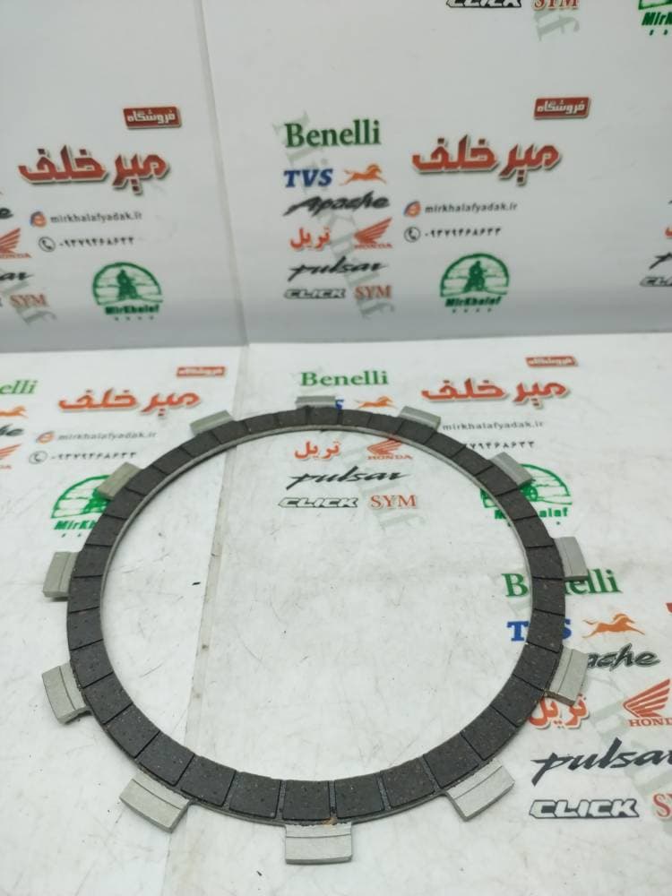 صفحه کلاچ تکی باریک موتور بنلی 300 دوسیلندر قدیم و جدید نیوفیس و ریس (هر عدد)