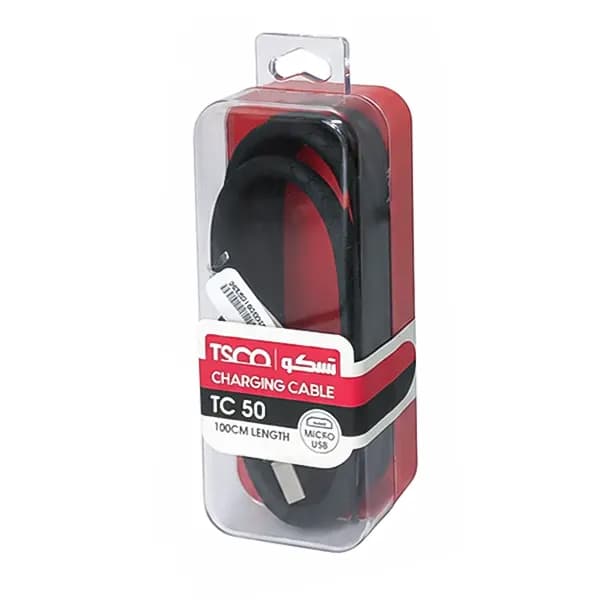 کابل تبدیل USB به MicroUSB تسکو مدل TC 50 — تصویر ۲