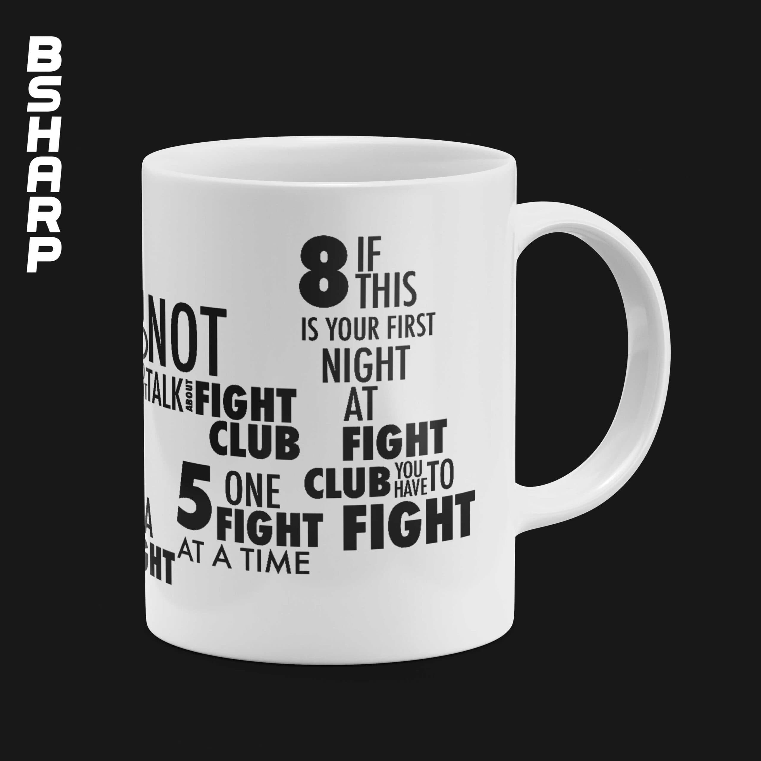 ماگ Fight Club طرح Rules
