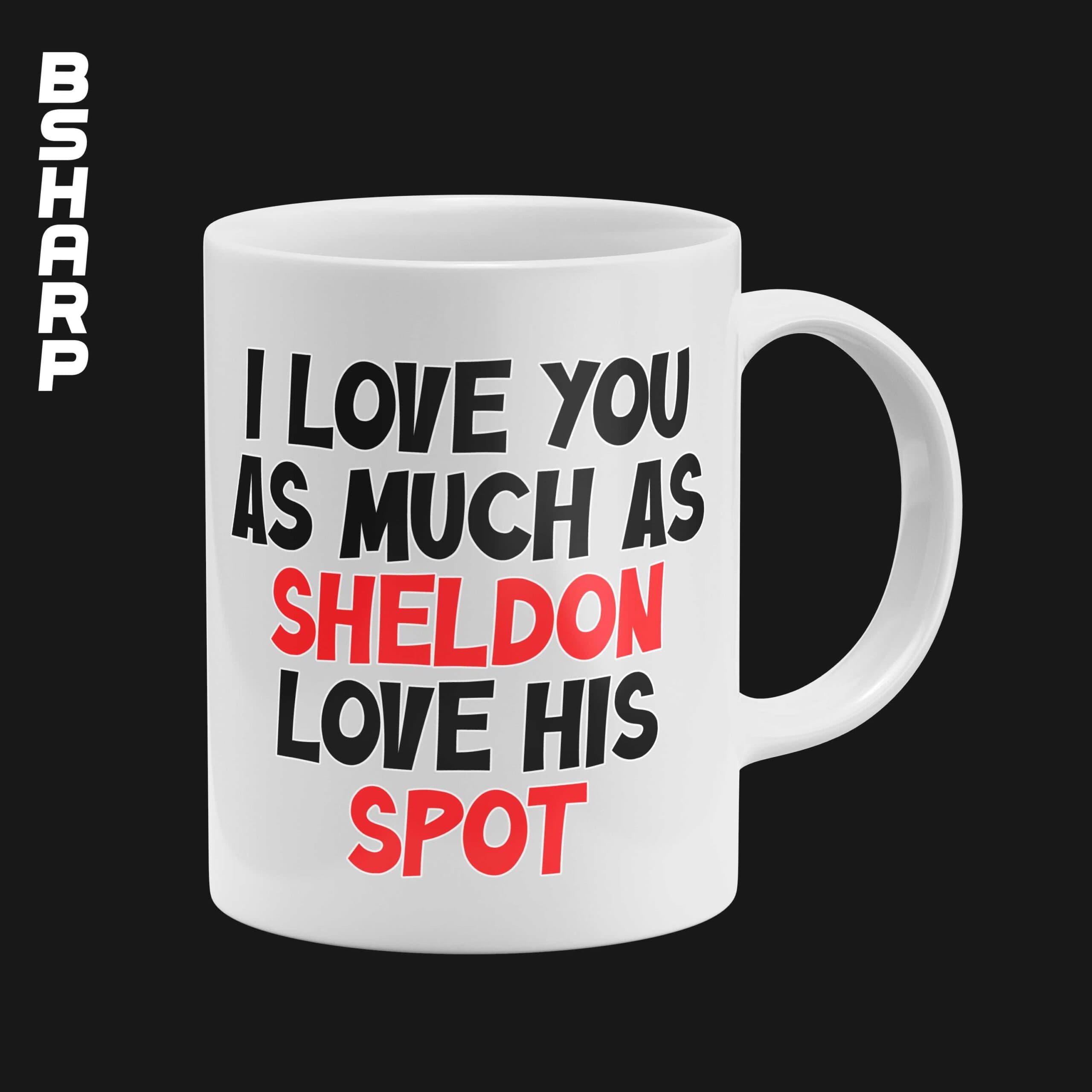 ماگ The Big Bang Theory طرح I Love You