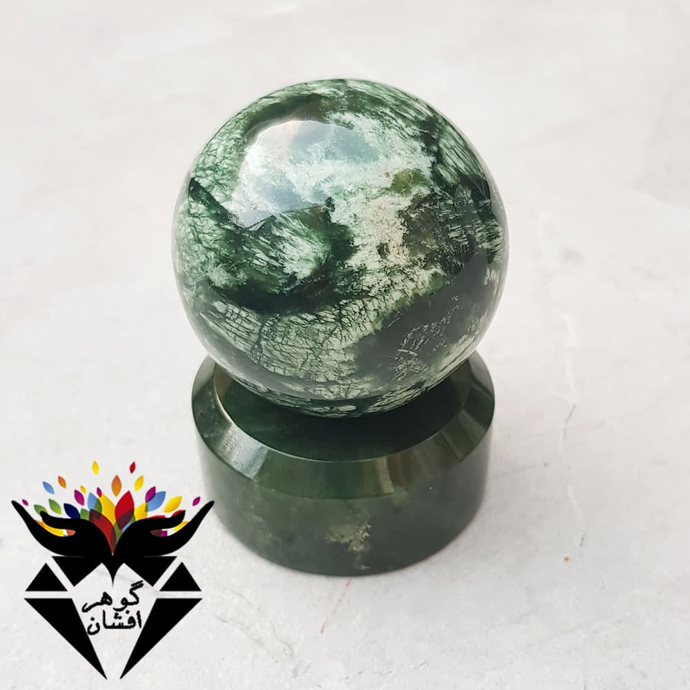 گوی و پایه یشم افغانی اصل H3090