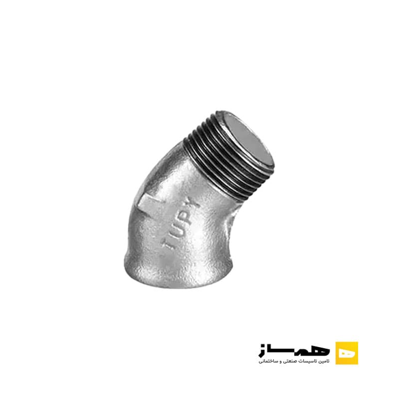 چپقی 45 درجه گالوانیزه