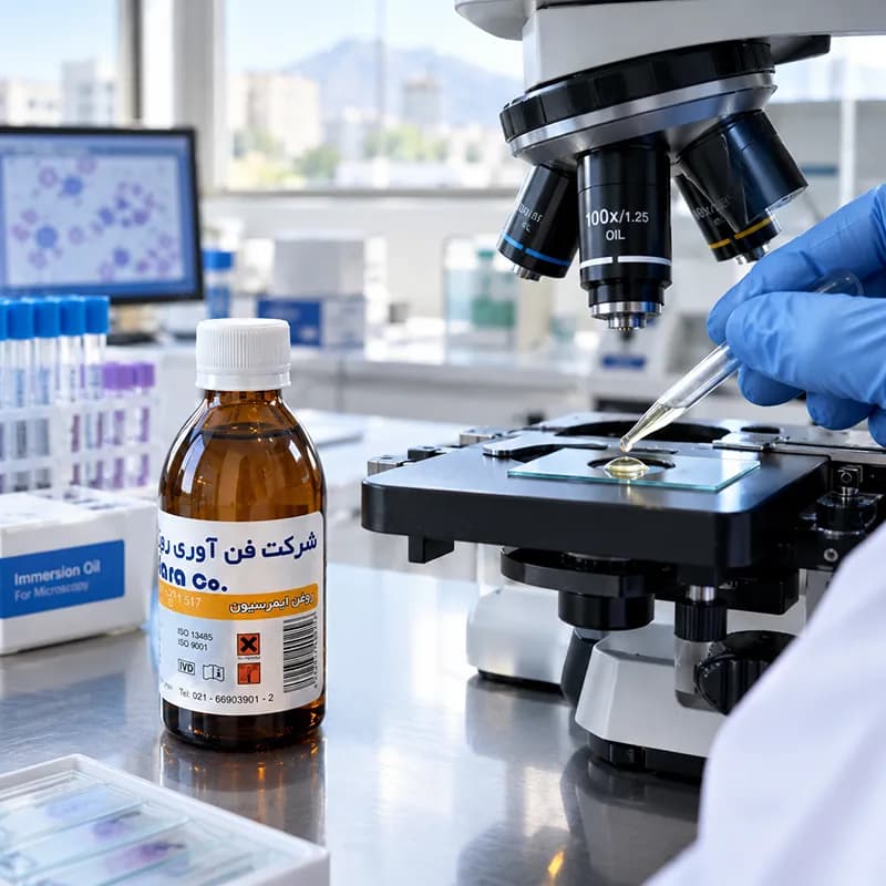 روغن ایمرسیون میکروسکوپی – روز آزمون