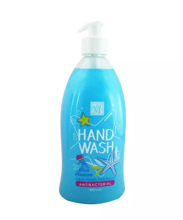 مايع دستشويی صدفی آبی رنگ 490ML – مای