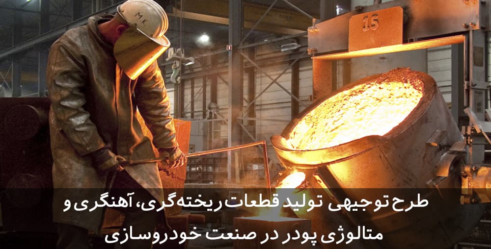 طرح توجیهی ریخته‌گری و متالوژی پودر