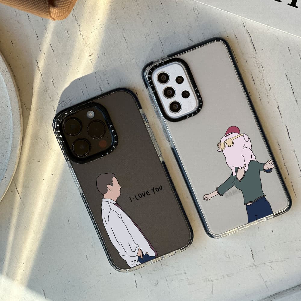 قاب شفاف چاپی سفارشی (کد 0436) مدل فرندزکاپل – friends couple مناسب برای گوشی موبایل شیائومی ردمی Xiaomi Redmi Note 8 / Note 8 Pro / Note 9 / Note 9S / Note 9 Pro / Note 10 Pro / Note 10 Pro Max / Not — تصویر ۲