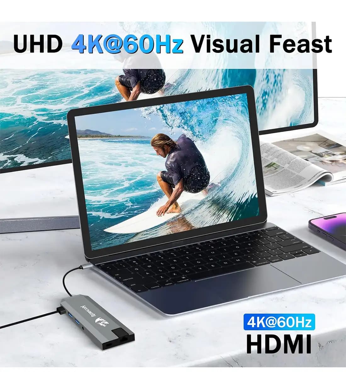 هاب 9 پورت USB ردراگون REDRAGON UCA-9 — تصویر ۳