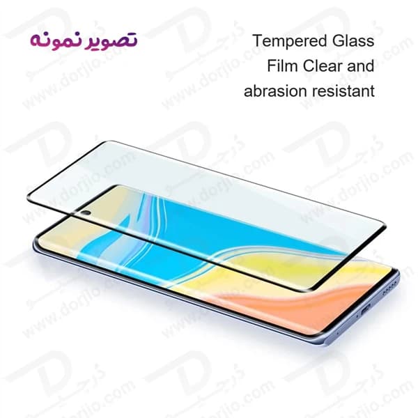 گلس فول چسب Edge تمام صفحه Oppo A2 Pro مارک KUSA — تصویر ۵