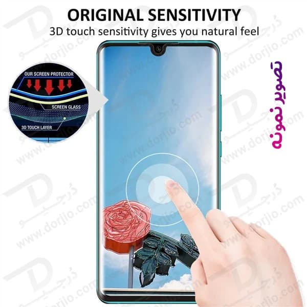 گلس فول چسب Edge تمام صفحه Xiaomi Mi Note 10 مارک KUSA — تصویر ۲