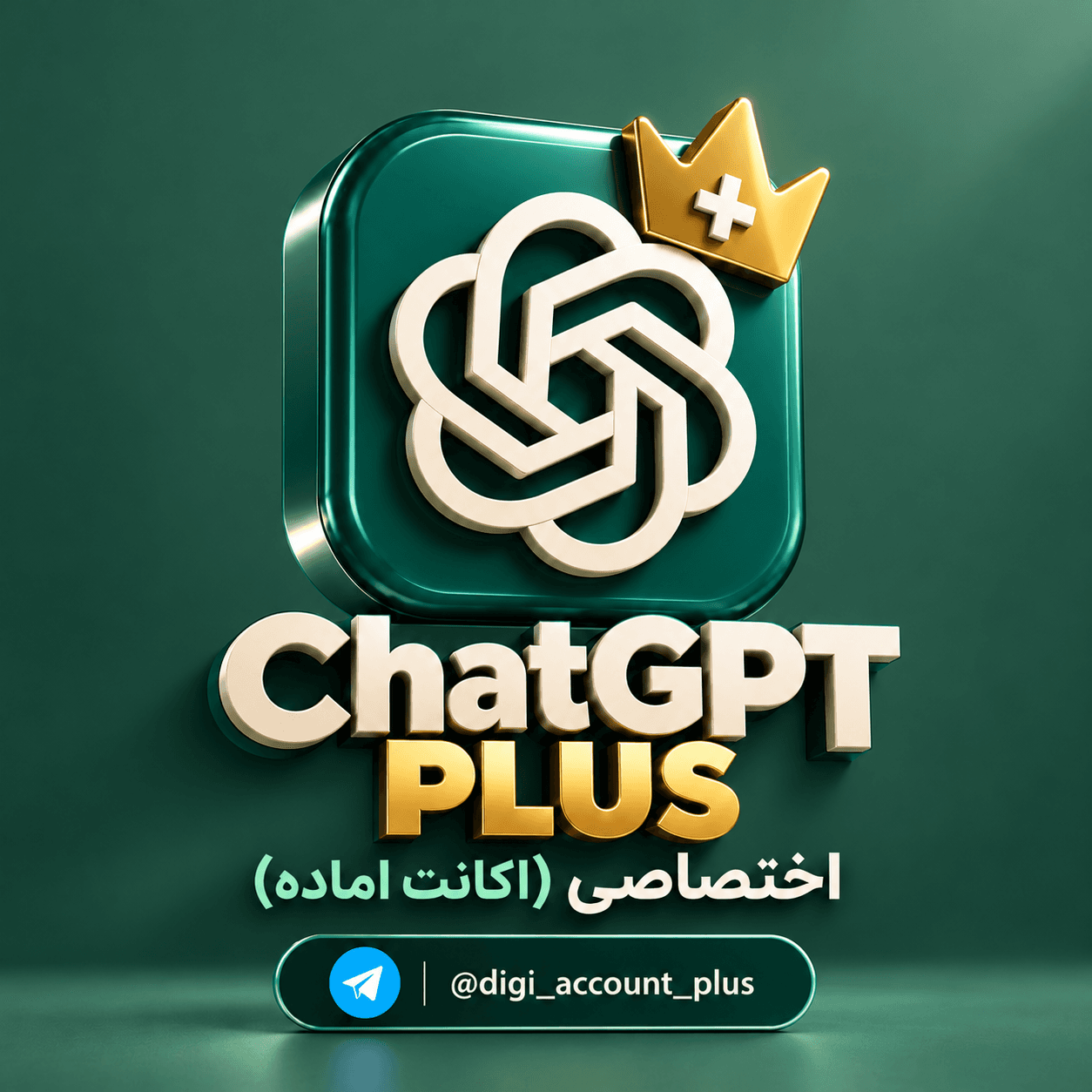 اشتراک چت جی پی تی پلاس اختصاصی (اکانت اماده)