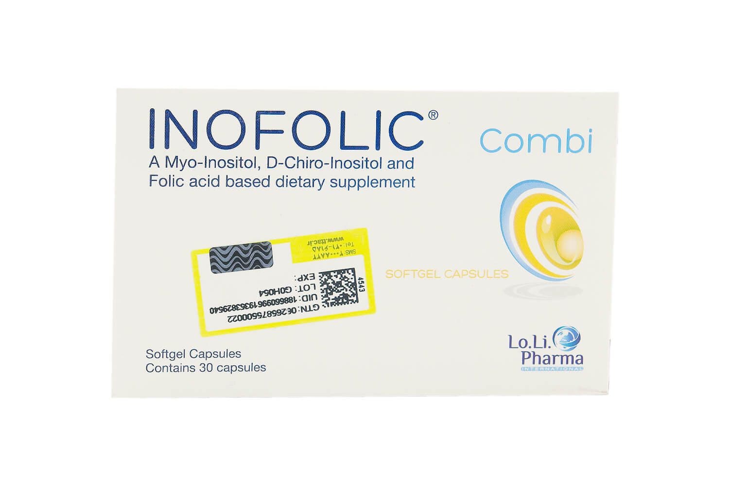 کپسول نرم اینوفولیک کمبی لو لی فارما 30 عددی