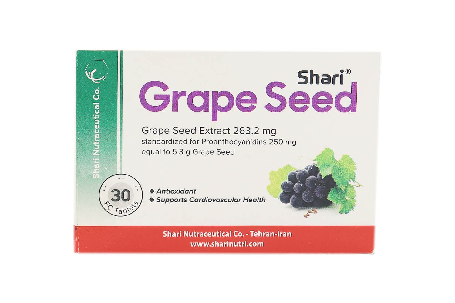 قرص گریپ سید شاری 30 عددی