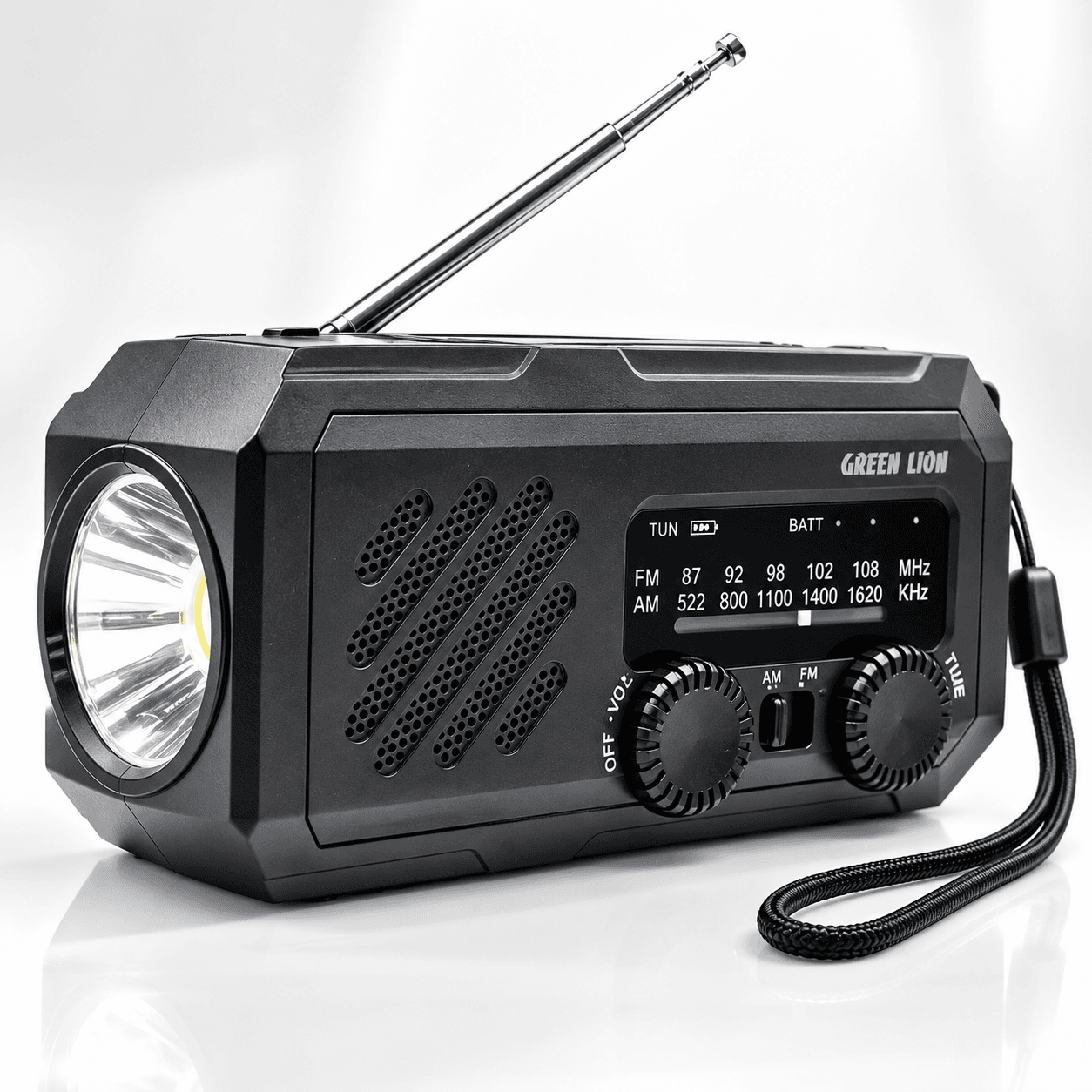 رادیو اضطراری و پاوربانک خورشیدی گرین لاین Green Lion G-Radio Lite مدل GRD-11