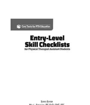 دانلود کتاب Entry Level Skill Checklists for Physical Therapist Assistant Students