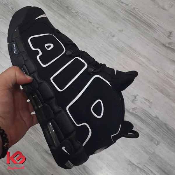 کفش نایک ایر آپتمپو مشکی Nike Air More Uptempo — تصویر ۴