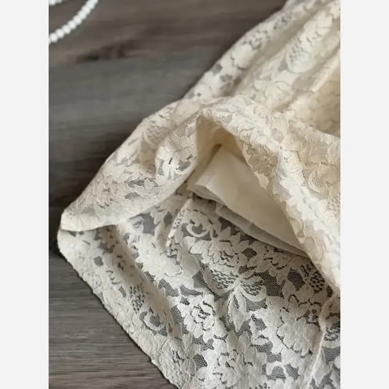 کت و سارافن دخترانه مجلسی ژاکارد و دانتل وارداتی سایز 4 تا 16 سال — تصویر ۶