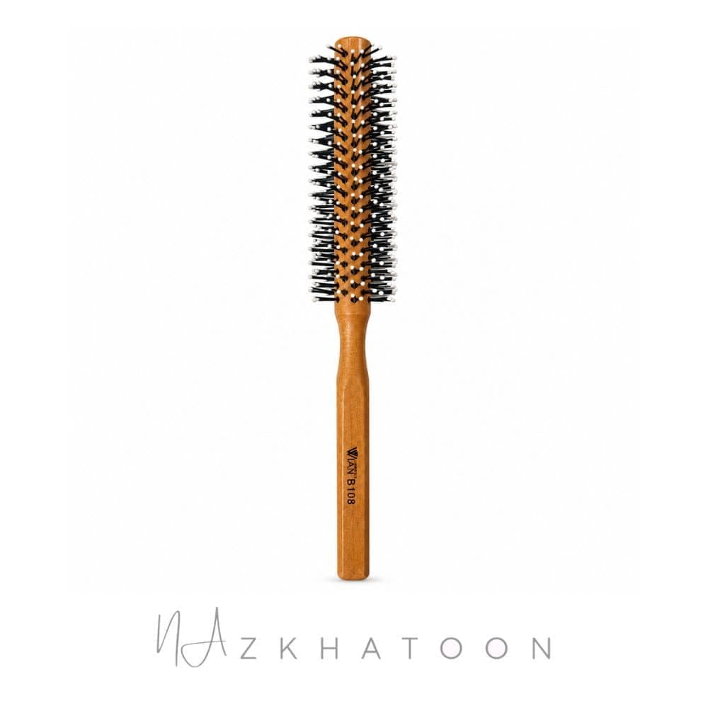 برس گرد چوبی ۲۴ پر مدل B108 وین | WIAN Wooden Round Brush B108