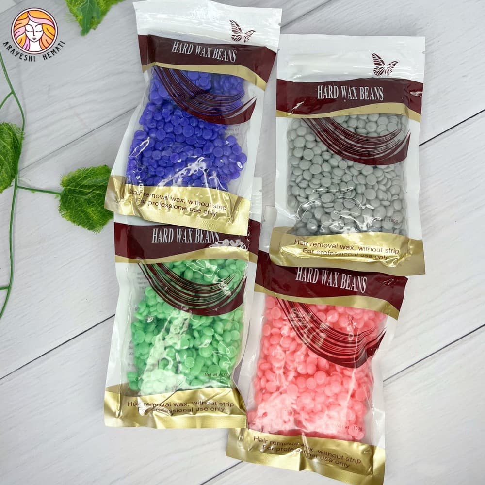 وکس عدسی 100 گرمی Hard Wax Beans — تصویر ۳
