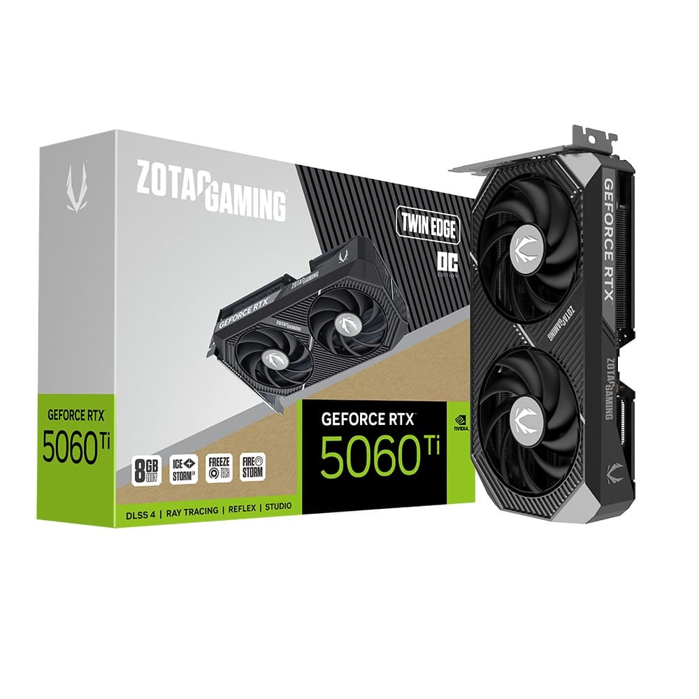کارت گرافیک ZOTAC RTX 5060 Ti Twin Edge OC 8GB