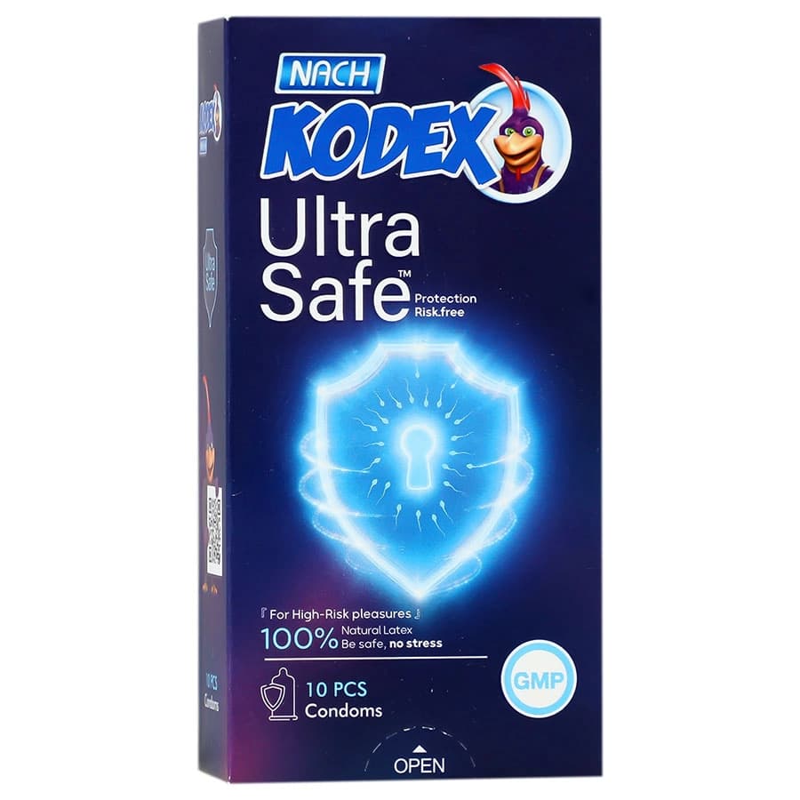 کاندوم Ultra Safe ناچ کدکس 10 عددی