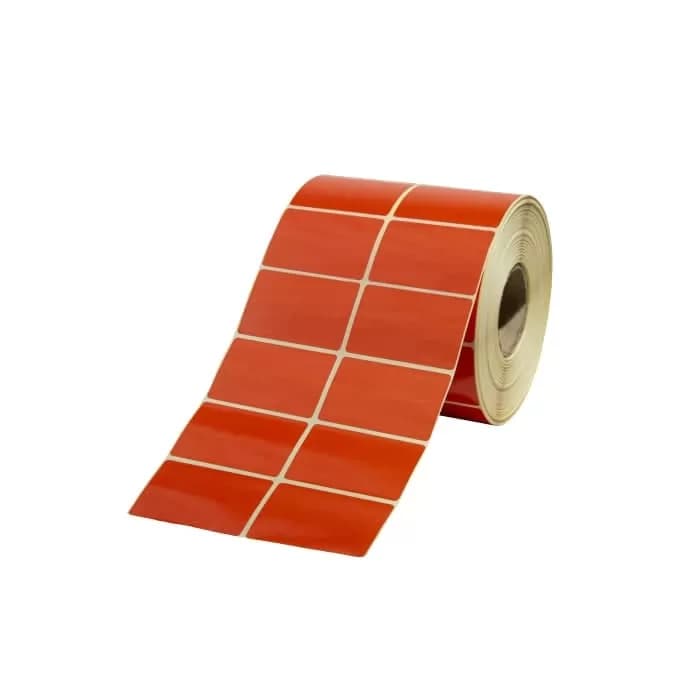 لیبل نارنجی PVC اندازه 51*34 – مخصوص فروش دیجی کالا